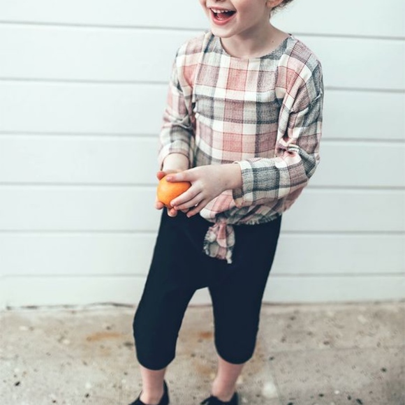 Zara Girls Black Crop Soft Pants - Picture 5 of 8